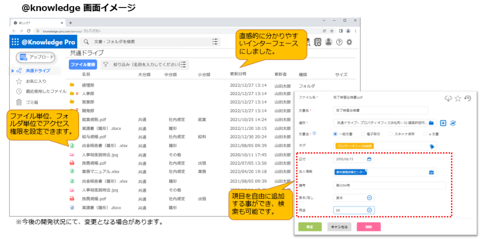 不動産文書管理ソリューション製品詳細3