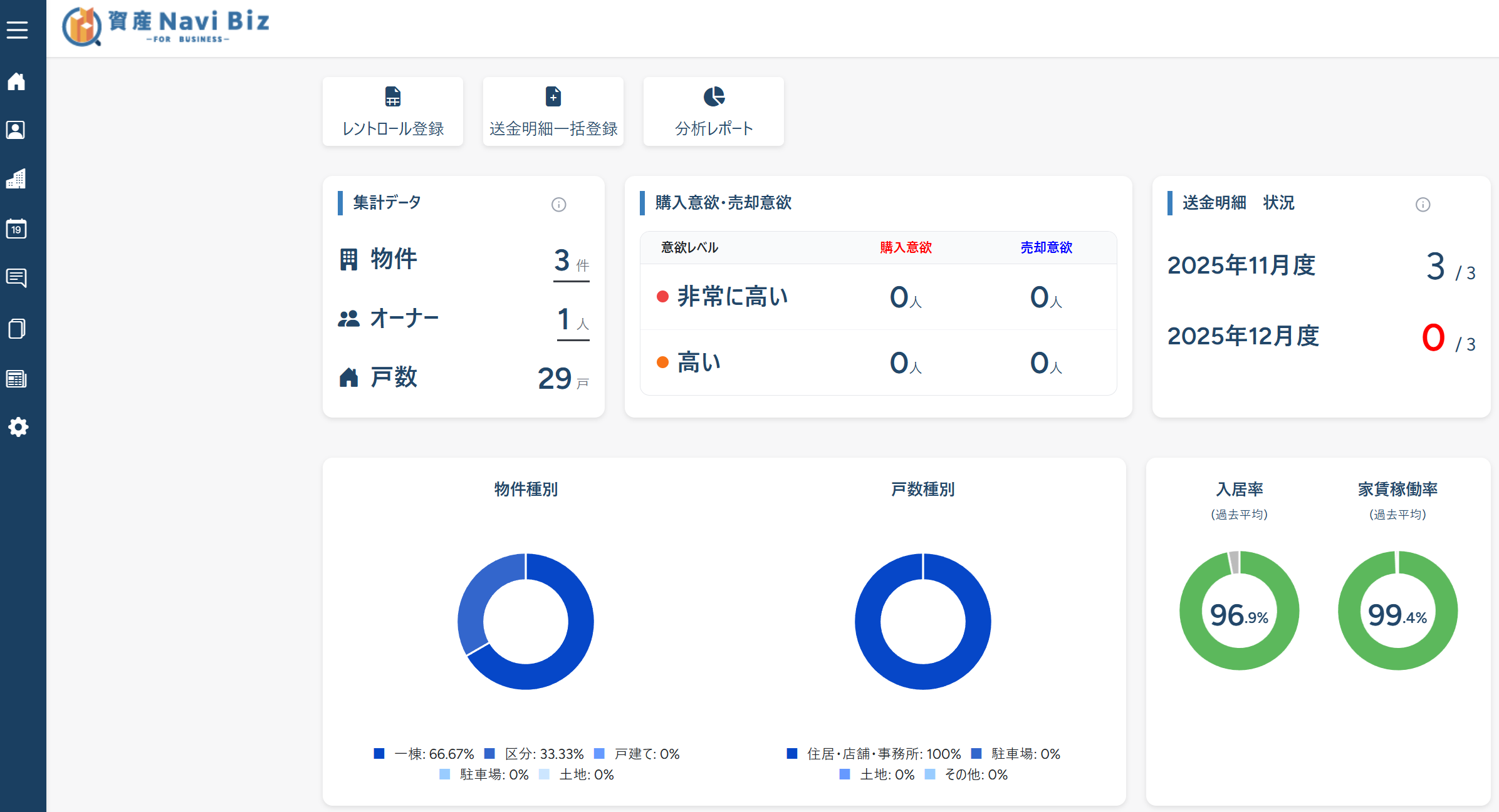 資産Navi Biz_利用画面サンプル1