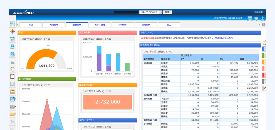 desknet's NEO_利用画面サンプル4