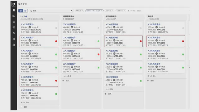 DRIVE SFA_利用画面サンプル1