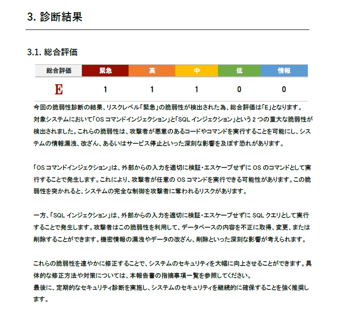 脆弱性診断サポート_利用画面サンプル1