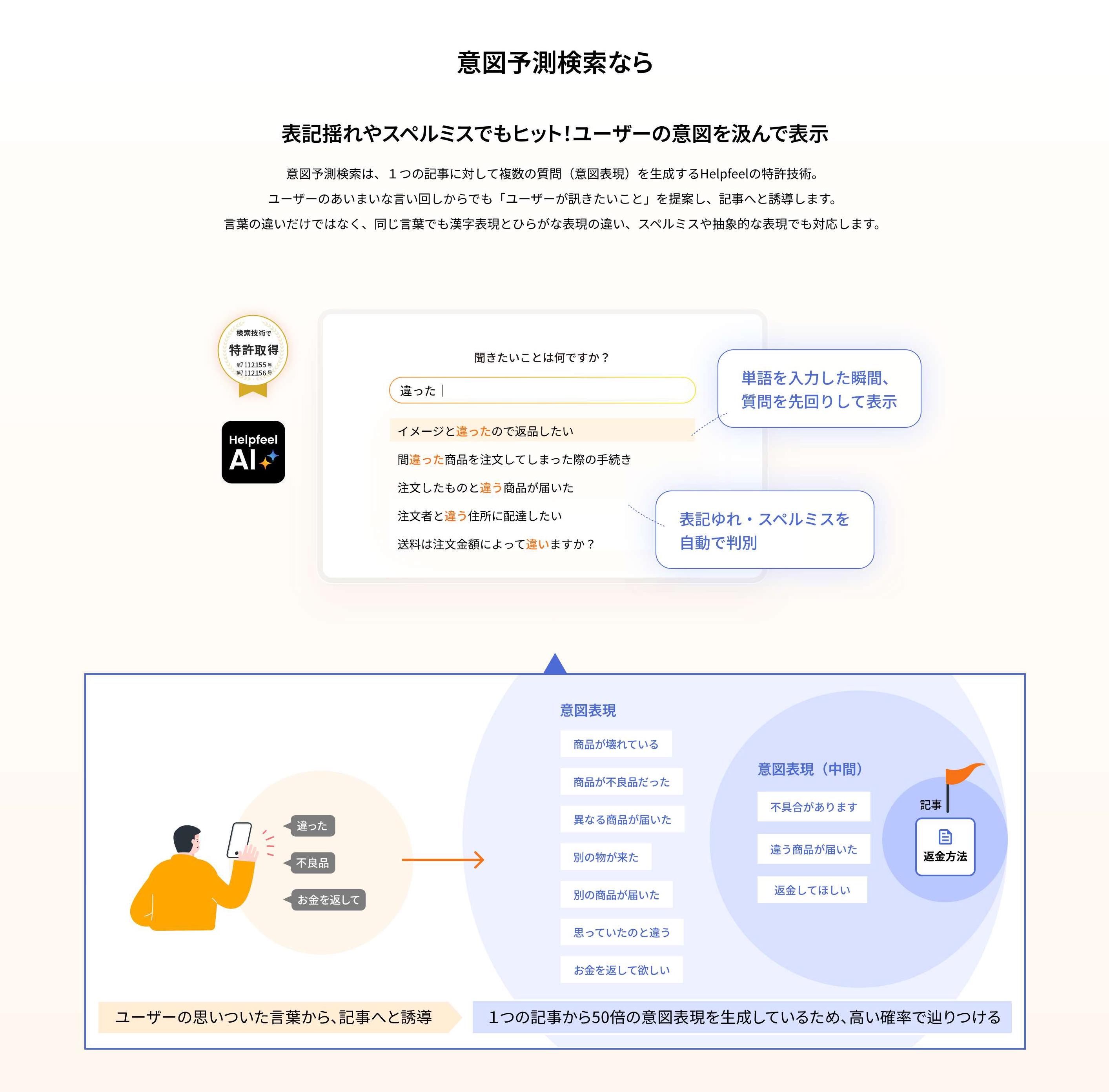 Helpfeel（ヘルプフィール）_利用画面サンプル2
