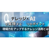 3/6開催_ナレッジ×AIを実現する3つのポイント　現場力をアップするナレッジ活用とは