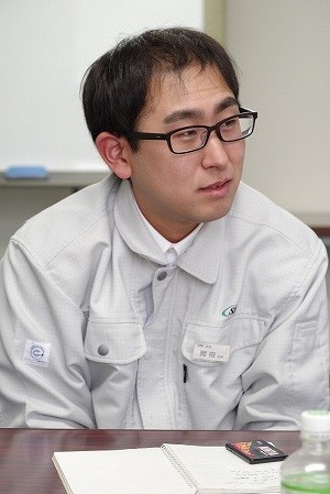 生産管理G主任の岡田和樹氏